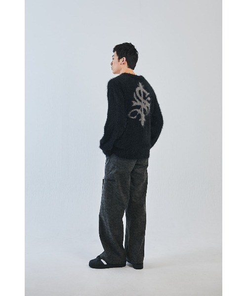 SUPPLIER（サプライヤー）の「ニット｜Cross Shaggy Knit｜SUPPLIER｜公式通販（ニット/セーター・メンズ・イエロー・M/S/XL/L）」の9枚目の写真
