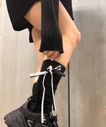 poiregnee | ［select］リボンレッグウォーマー(レッグウォーマー)