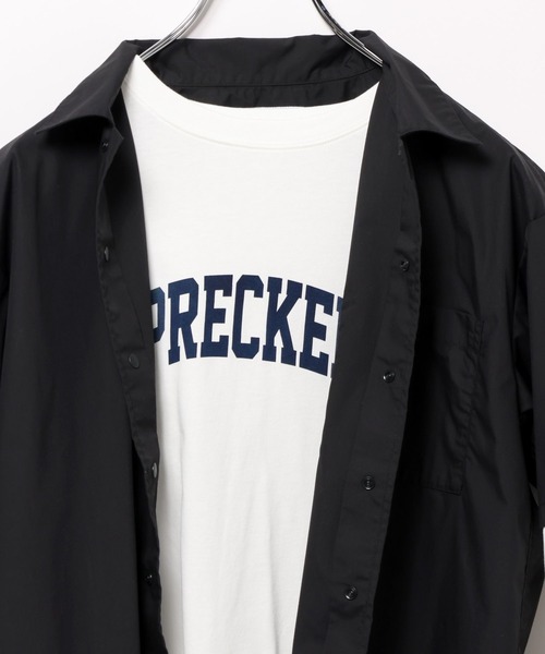 GLOBAL WORK（グローバルワーク）の「2SET＊半袖シャツ長袖Ｔ/115816（シャツ/ブラウス・キッズ・ブラック/グレイッシュベージュ・130cm/140cm/150cm/160cm/170cm）」の3枚目の写真