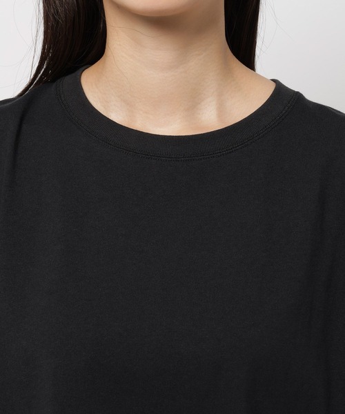 niko and...（ニコアンド）の「バックステッチベーシックTシャツ（Tシャツ/カットソー・レディース・ホワイト/ブラック/ピンク/ブルー/オフホワイト/ライトグリーン・MEDIUM/SHORT）」の14枚目の写真