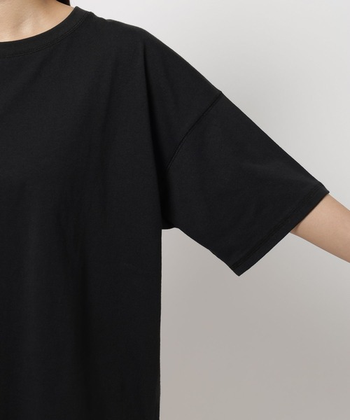 tシャツ Anna Nicola バックシャン配色ＰＯ レディース niko and（ニコアンド）の「バックステッチベーシックTシャツ