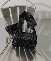 SMELLY | ベロアリボンバッグ(ハンドバッグ)