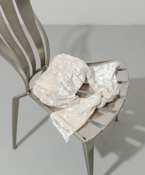 SMELLY（スメリー）の「ベロアリボンバッグ（ハンドバッグ・レディース・グレー/ベージュ/ブラック・-）」の20枚目の写真