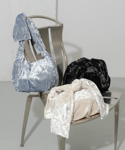 hai】 ベロアリボンバック シーズン限定品 NEW ITEM｜ベロアリボン