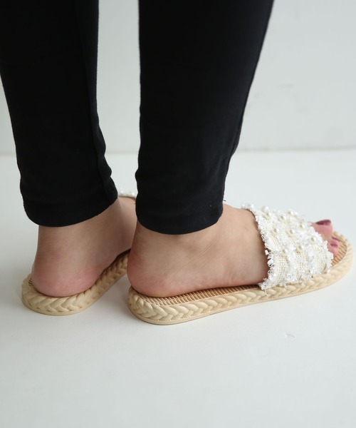 and it_(アンドイット)の「フラットサンダル(サンダル・レディース・ブラック/ベージュ系1/ベージュ系2・38/39/40/41/36/37)」の8枚目の写真