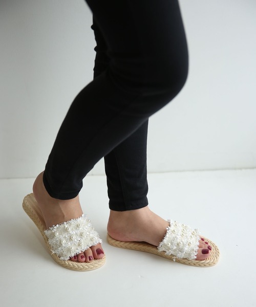 and it_(アンドイット)の「フラットサンダル(サンダル・レディース・ブラック/ベージュ系1/ベージュ系2・38/39/40/41/36/37)」の10枚目の写真