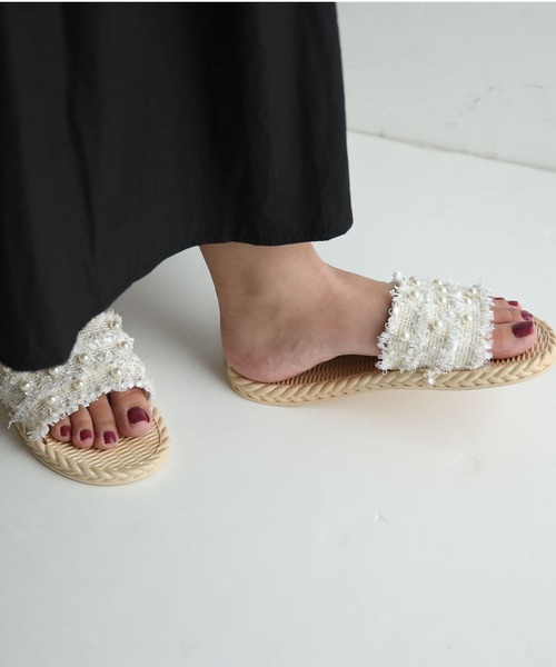 and it_(アンドイット)の「フラットサンダル(サンダル・レディース・ブラック/ベージュ系1/ベージュ系2・38/39/40/41/36/37)」の12枚目の写真