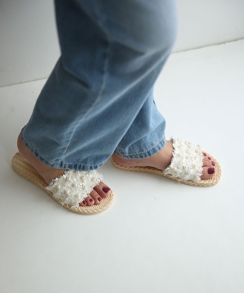 and it_(アンドイット)の「フラットサンダル(サンダル・レディース・ブラック/ベージュ系1/ベージュ系2・38/39/40/41/36/37)」の14枚目の写真