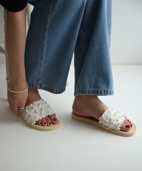 and it_(アンドイット)の「フラットサンダル(サンダル・レディース・ブラック/ベージュ系1/ベージュ系2・38/39/40/41/36/37)」の15枚目の写真