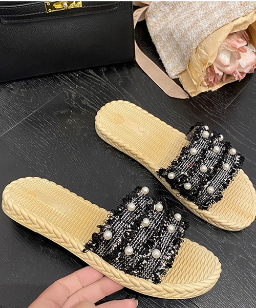 and it_(アンドイット)の「フラットサンダル(サンダル・レディース・ブラック/ベージュ系1/ベージュ系2・38/39/40/41/36/37)」の20枚目の写真