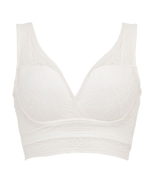 BRADELIS NEWYORK（ブラデリスニューヨーク）の「Perfumyレーシィブラ24A1 ブラデリス 補正下着 補整 ブラレット（ブラジャー・レディース・ブラック/オフホワイト/ブルー・S/M/L/LL）」の10枚目の写真