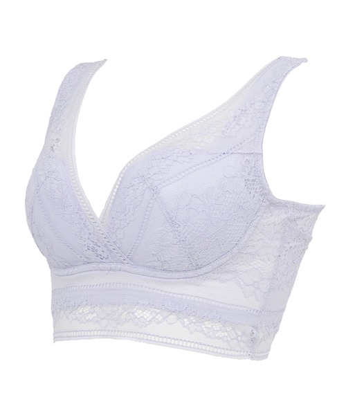 BRADELIS NEWYORK（ブラデリスニューヨーク）の「Perfumyレーシィブラ24A1 ブラデリス 補正下着 補整 ブラレット（ブラジャー・レディース・ブラック/オフホワイト/ブルー・S/M/L/LL）」の7枚目の写真