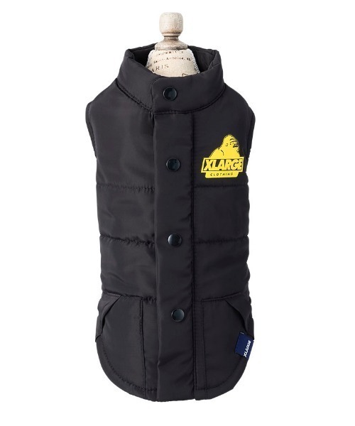 XLARGE（エクストララージ）の「XLARGE/OG中綿ベスト（ペットウェア・メンズ・パープル/ブラック・3L/2L/L/M/S/XS）」の3枚目の写真