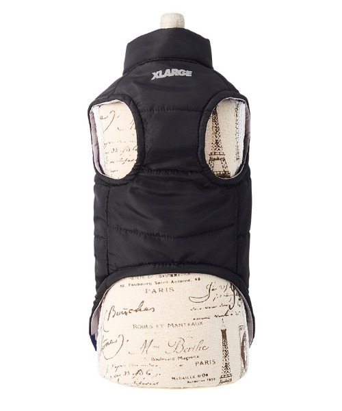 XLARGE（エクストララージ）の「XLARGE/OG中綿ベスト（ペットウェア・メンズ・パープル/ブラック・3L/2L/L/M/S/XS）」の6枚目の写真