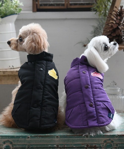 XLARGE（エクストララージ）の「XLARGE/OG中綿ベスト（ペットウェア・メンズ・パープル/ブラック・3L/2L/L/M/S/XS）」の17枚目の写真