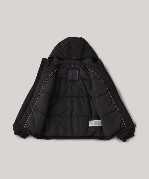 TOMMY HILFIGER(トミーヒルフィガー)の「BOYS ライトパデッドリップストップジャケット(ブルゾン・キッズ・ブラック/オレンジ・140cm/150cm/160cm/130cm)」の8枚目の写真