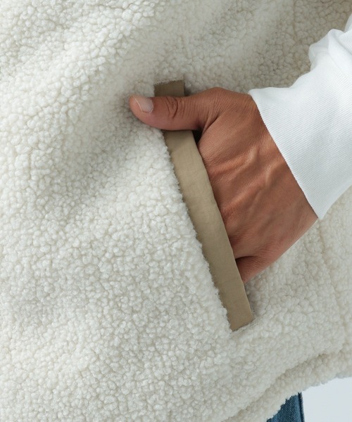 セール】リバーシブルナカワタボアベスト（ベスト）｜BAYFLOW