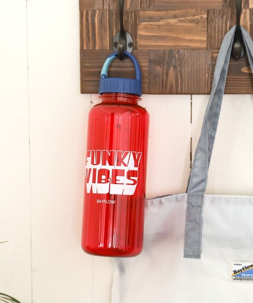 BAYFLOW（ベイフロー）の「[大容量!]BF TYPO Ｗボトル1000ml（水筒・レディース・レッド/グリーン/パープル/イエロー/クリア/ブルー・0）」の5枚目の写真