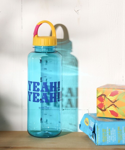 BAYFLOW（ベイフロー）の「[大容量!]BF TYPO Ｗボトル1000ml（水筒・レディース・レッド/グリーン/パープル/イエロー/クリア/ブルー・0）」の7枚目の写真