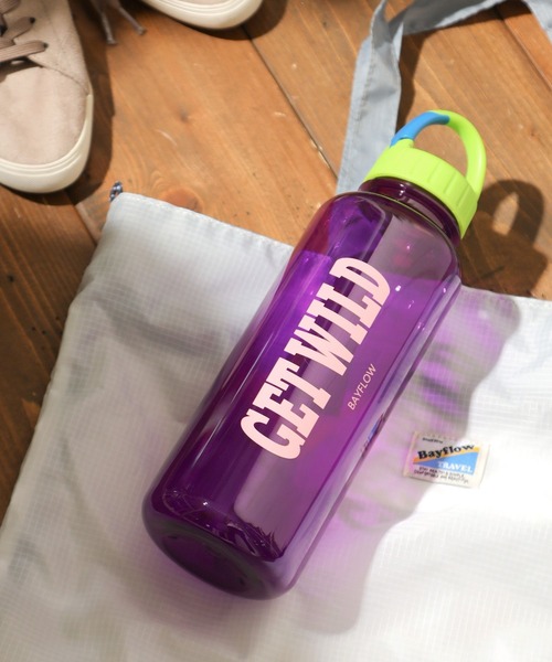 BAYFLOW（ベイフロー）の「[大容量!]BF TYPO Ｗボトル1000ml（水筒・レディース・レッド/グリーン/パープル/イエロー/クリア/ブルー・0）」の8枚目の写真