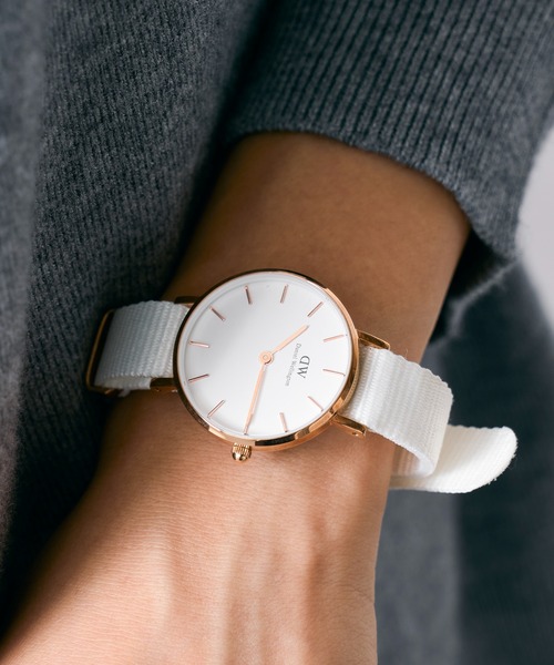 Daniel Wellington（ダニエルウェリントン）の「【Daniel Wellington】クラシック ペティット ドーバー 腕時計 DW00600313（アナログ腕時計・レディース・ホワイト系1/ブラック/ホワイト系その他2/ホワイト系その他3・FREE）」の8枚目の写真