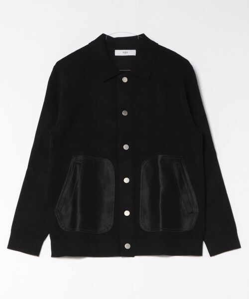 aimoha(アイモハ)の「【aimoha neo】 Chic Contrast Pocket Jacket(カーディガン/ボレロ・メンズ・ブラック・LARGE/X-LARGE/XX-LARGE/XXX-LARGE/XXXX-LARGE)」の12枚目の写真