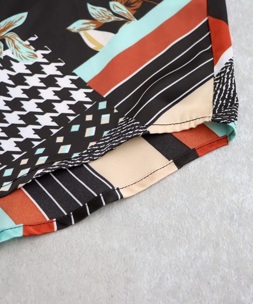 antiqua（アンティカ）の「柄シャツ（シャツ/ブラウス・レディース・ブラック・ONESIZE）」の7枚目の写真