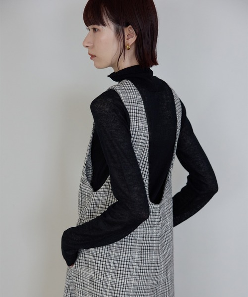 meilmada(メイルマダ)の「ソフトシアータートルネックニット(ニット/セーター・レディース・オフホワイト/グレー/ブラック・FREE)」の18枚目の写真