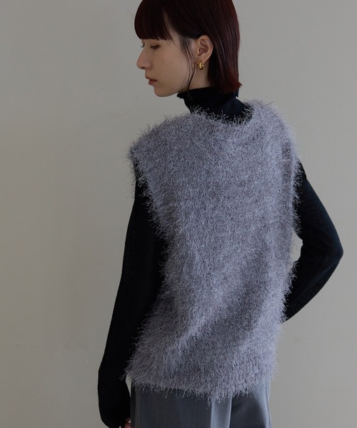 meilmada(メイルマダ)の「ソフトシアータートルネックニット(ニット/セーター・レディース・オフホワイト/グレー/ブラック・FREE)」の21枚目の写真