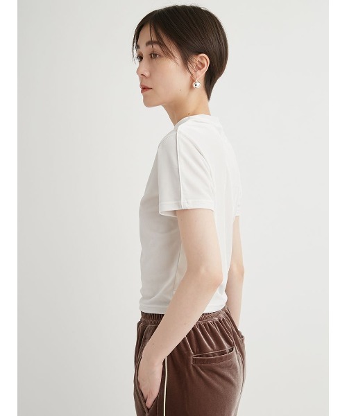 PUMA（プーマ）の「【emmi×PUMA】T7 TEE（Tシャツ/カットソー・レディース・ライトグレー・MEDIUM）」の12枚目の写真