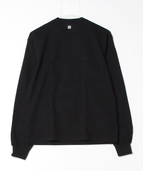 LOS ANGELES APPAREL(ロサンゼルスアパレル)の「【LOS ANGELES APPAREL】8.5 OZ HEAVY JERSEY BOXY WORK SHIRT 1210GD(Tシャツ/カットソー・メンズ・ブラック・SMALL)」の1枚目の写真