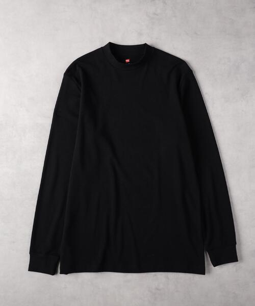HANES（ヘインズ）の「HANES(ヘインズ)【メンズ】裏起毛クルーネック長袖シャツ（Tシャツ/カットソー・メンズ・ブラック/ホワイト・L/XL/M）」の11枚目の写真