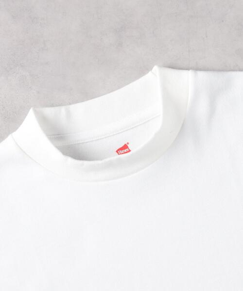 HANES（ヘインズ）の「HANES(ヘインズ)【メンズ】裏起毛クルーネック長袖シャツ（Tシャツ/カットソー・メンズ・ブラック/ホワイト・L/XL/M）」の16枚目の写真