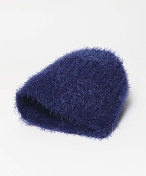 FOREVER 21(フォーエバー トゥエンティーワン)の「【2024FW】シャギービーニー(ニットキャップ/ビーニー・レディース・ネイビー/ホワイト/ホワイト×ブラック・FREE)」の10枚目の写真