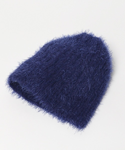 FOREVER 21(フォーエバー トゥエンティーワン)の「【2024FW】シャギービーニー(ニットキャップ/ビーニー・レディース・ネイビー/ホワイト/ホワイト×ブラック・FREE)」の9枚目の写真