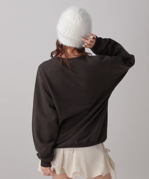 FOREVER 21(フォーエバー トゥエンティーワン)の「【2024FW】シャギービーニー(ニットキャップ/ビーニー・レディース・ネイビー/ホワイト/ホワイト×ブラック・FREE)」の16枚目の写真
