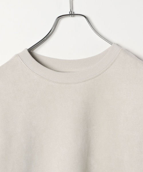 BAYFLOW（ベイフロー）の「フェイクスウェードレイヤードプルオーバー（スウェット・レディース・ピンク/モカ/パープル/アイボリー・FREE）」の17枚目の写真