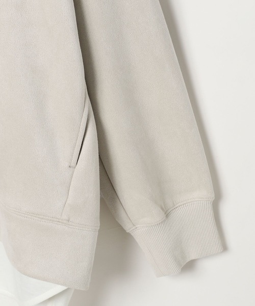 BAYFLOW（ベイフロー）の「フェイクスウェードレイヤードプルオーバー（スウェット・レディース・ピンク/モカ/パープル/アイボリー・FREE）」の18枚目の写真