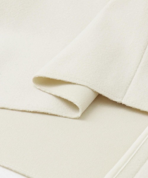 URBAN RESEARCH ROSSO WOMEN（アーバンリサーチ　ロッソ）の「『WEB限定』メルトンVネックベスト（ベスト・レディース・アイボリー/ブラック・FREE）」の17枚目の写真