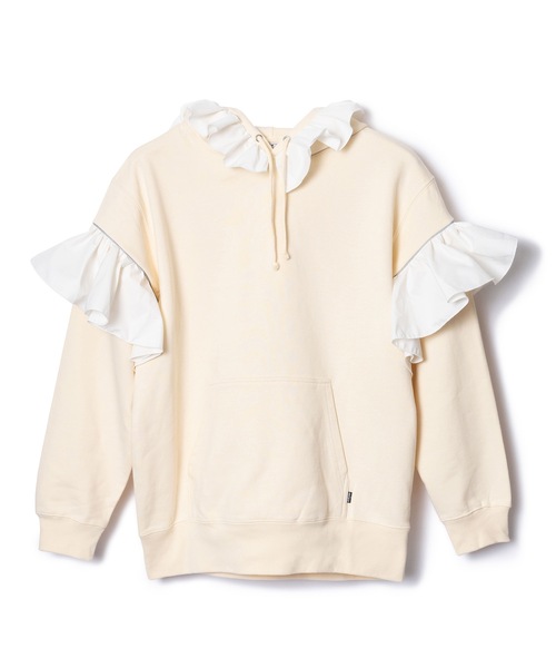 NON TOKYO（ノントーキョー）の「FRILL SWEAT HOODIE（パーカー・レディース・ネイビー/アイボリー/ブラック・FREE）」の11枚目の写真
