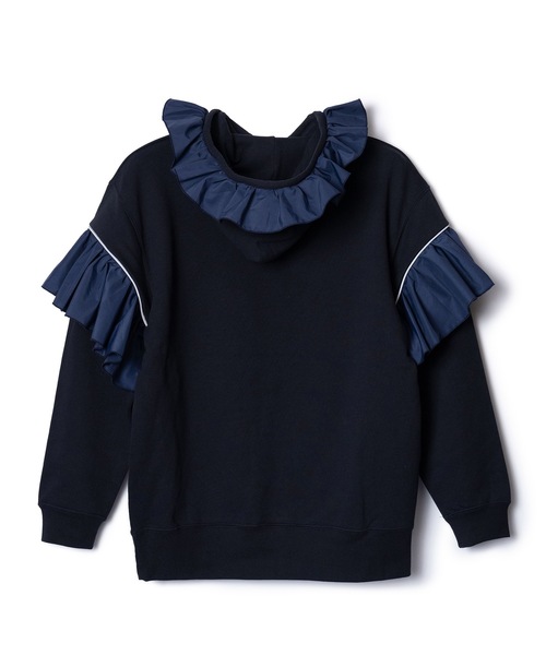 NON TOKYO（ノントーキョー）の「FRILL SWEAT HOODIE（パーカー・レディース・ネイビー/アイボリー/ブラック・FREE）」の14枚目の写真