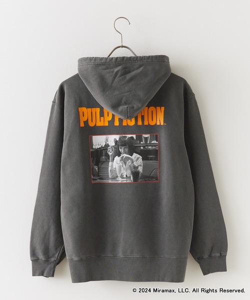 GOOD ROCK SPEED（グッドロックスピード）の「▲GOOD ROCK SPEED/グッドロックスピード PULP FICTION パーカー（パーカー・メンズ・チャコールグレー・L/XL）」の2枚目の写真