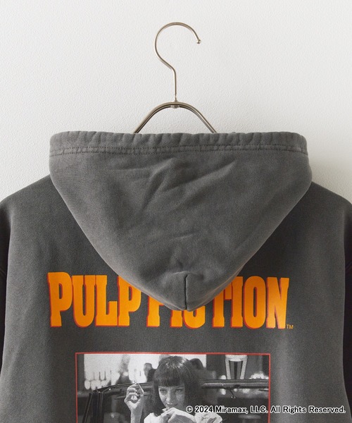 GOOD ROCK SPEED（グッドロックスピード）の「▲GOOD ROCK SPEED/グッドロックスピード PULP FICTION パーカー（パーカー・メンズ・チャコールグレー・L/XL）」の6枚目の写真