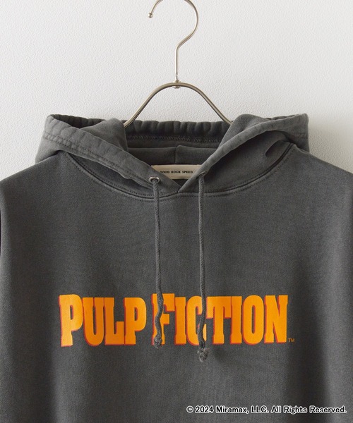 GOOD ROCK SPEED（グッドロックスピード）の「▲GOOD ROCK SPEED/グッドロックスピード PULP FICTION パーカー（パーカー・メンズ・チャコールグレー・L/XL）」の3枚目の写真