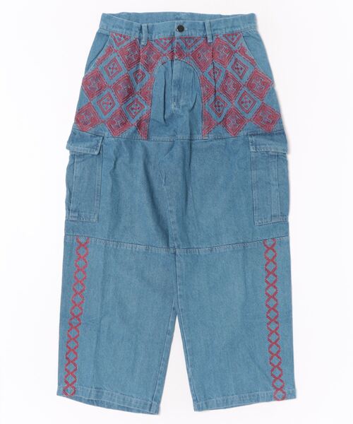 チャイハネ(チャイハネ)の「【チャイハネ】エフェMEN'Sデニムパンツ(デニムパンツ・メンズ・ダークブルー/ライトブルー・FREE)」の1枚目の写真