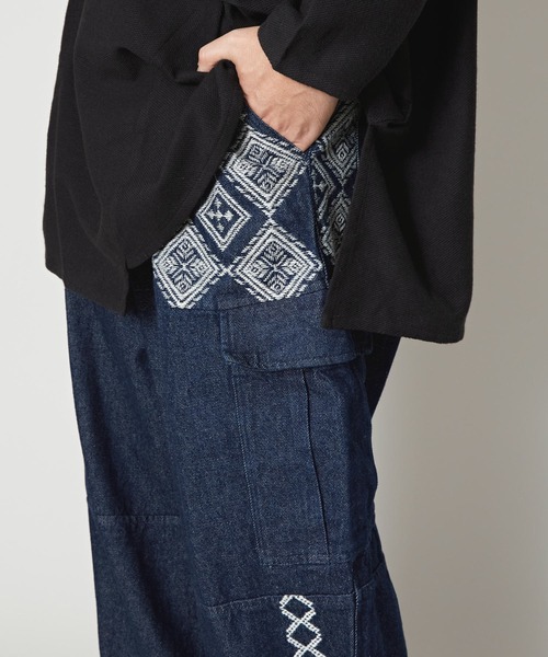 チャイハネ(チャイハネ)の「【チャイハネ】エフェMEN'Sデニムパンツ(デニムパンツ・メンズ・ダークブルー/ライトブルー・FREE)」の7枚目の写真