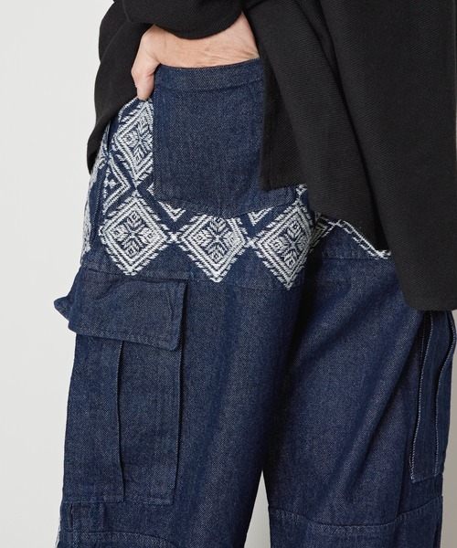 チャイハネ(チャイハネ)の「【チャイハネ】エフェMEN'Sデニムパンツ(デニムパンツ・メンズ・ダークブルー/ライトブルー・FREE)」の9枚目の写真