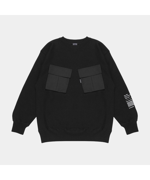APPLEBUM（アップルバム）の「W Big Pocket Crew Sweat（スウェット