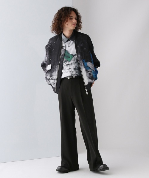 HARE（ハレ）の「【UNISEX】ニホンガソウガラショートMA-1 by