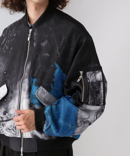 HARE ニホンガソウガラショートMA-1 ハレ HARE（ハレ）の「【UNISEX】ニホンガソウガラショートMA-1 by
